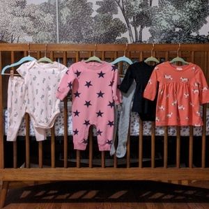 Lot of 3-6 mos clothes: Hanna Andersson & Primary